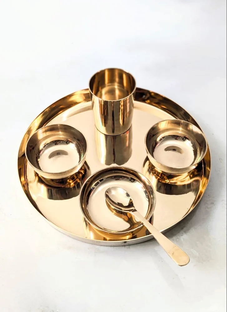 Kansa bell metal thali