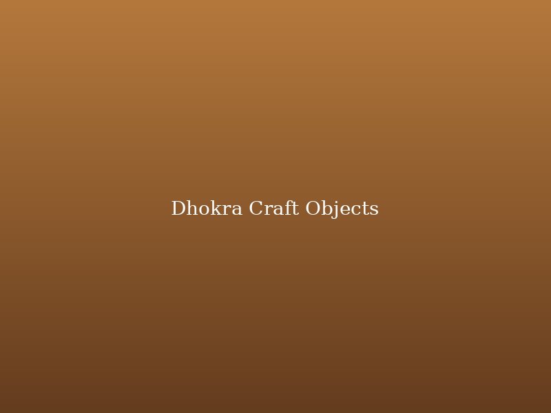 Handcrafted Dhokra brass figure from Bastar, Chhattisgarh