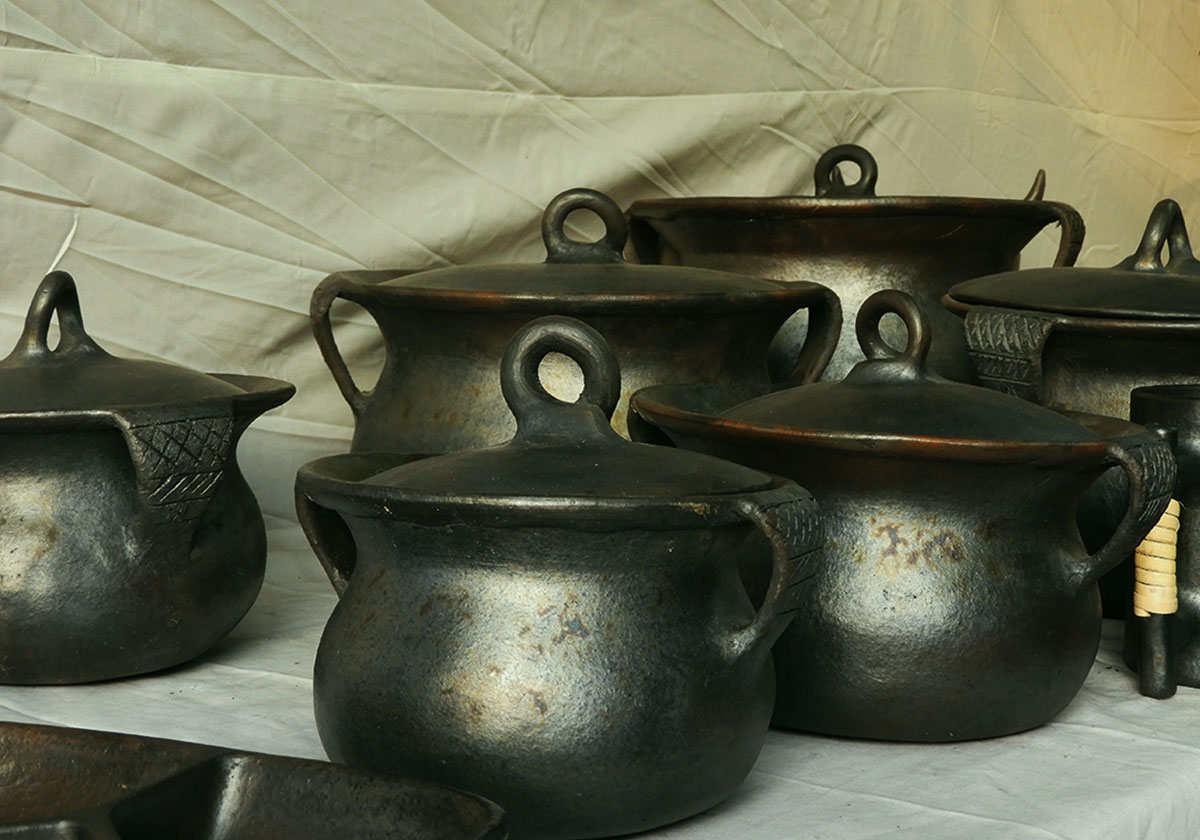 Longpi pottery bowls from Manipur