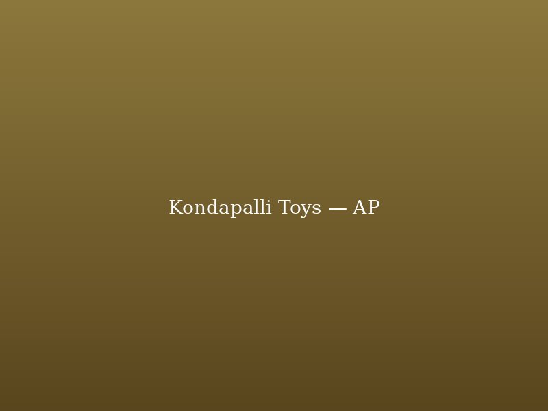 Kondapalli wooden toy makers in Andhra Pradesh