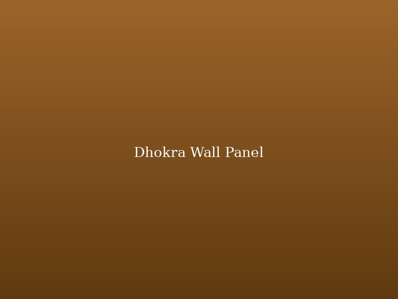 Dhokra decorative wall panel
