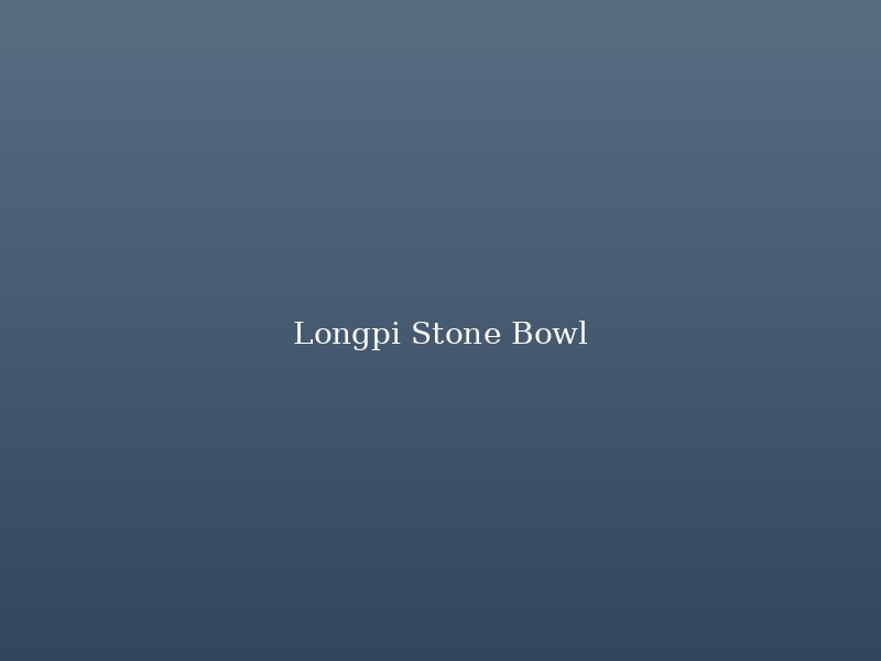 Longpi stone pottery bowl from Manipur